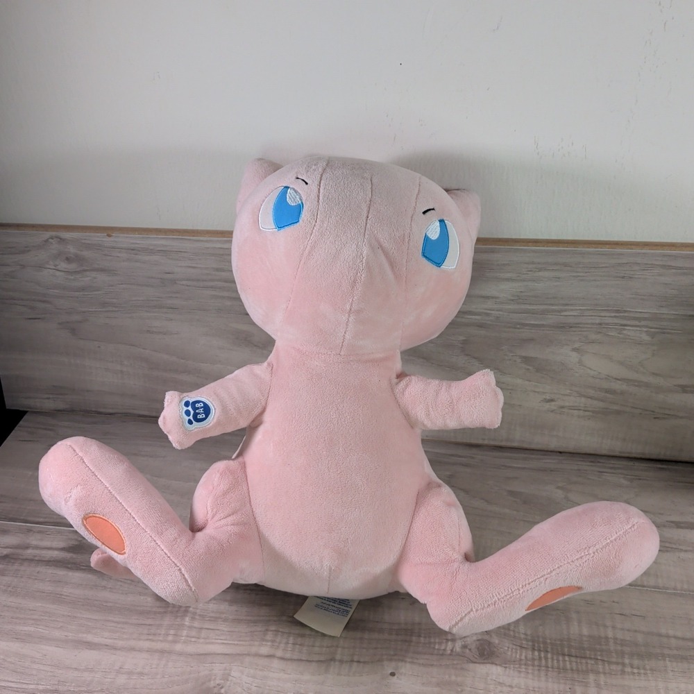 Build A Bear Pokemon Mew Plush 13" Stuffed Animal Retired 2021